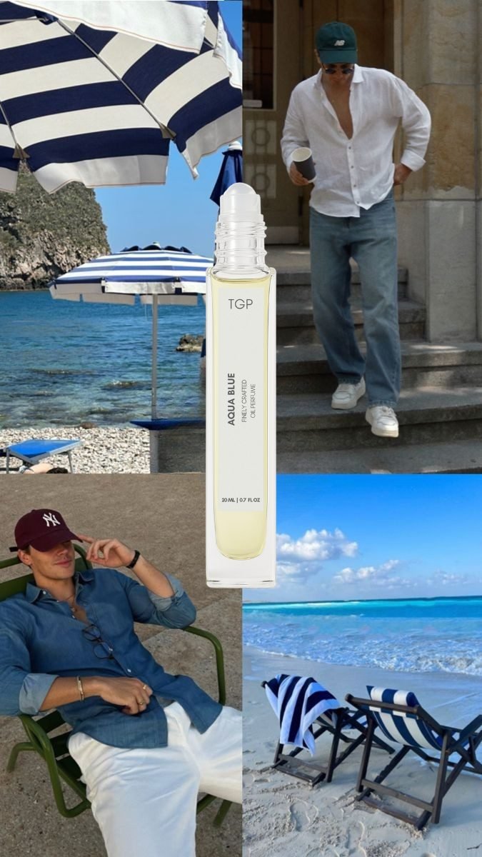 Aqua Blue moodboard
