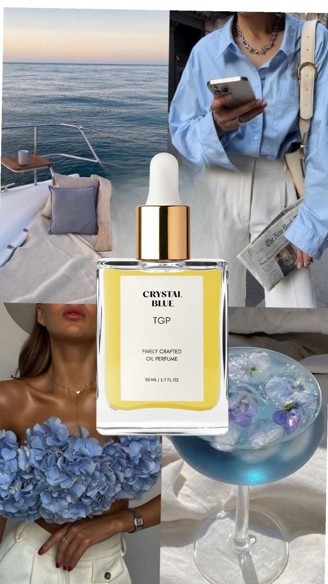 Crystal Blue moodboard