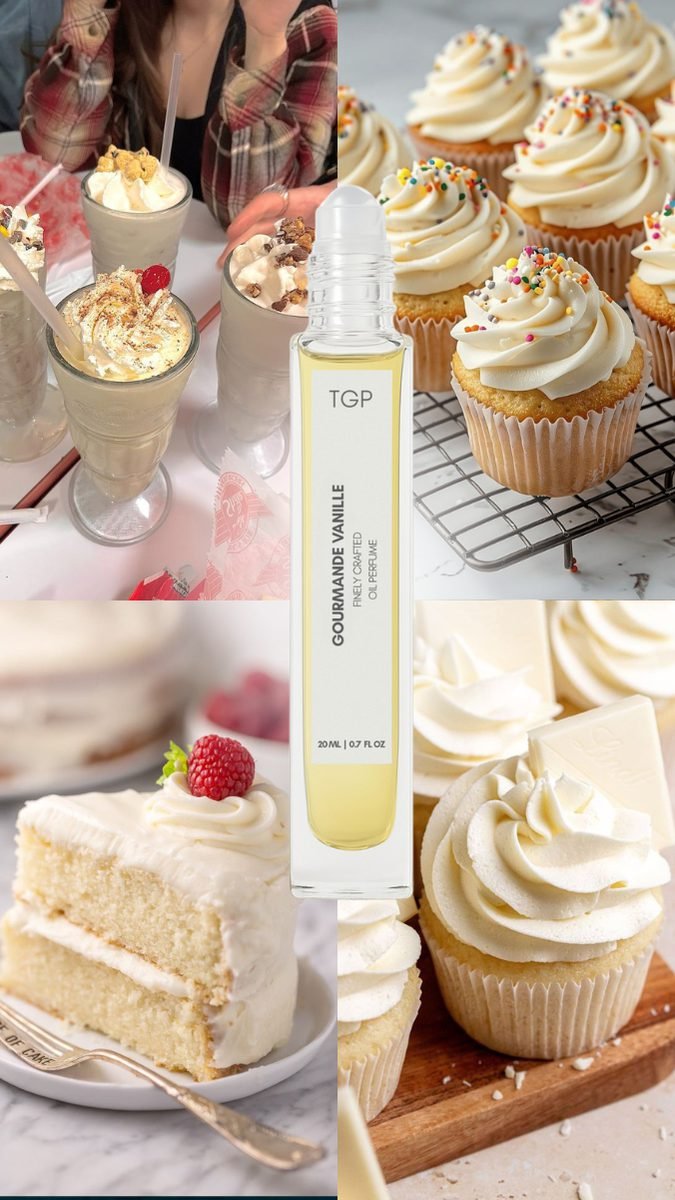 Gourmande Vanille moodboard
