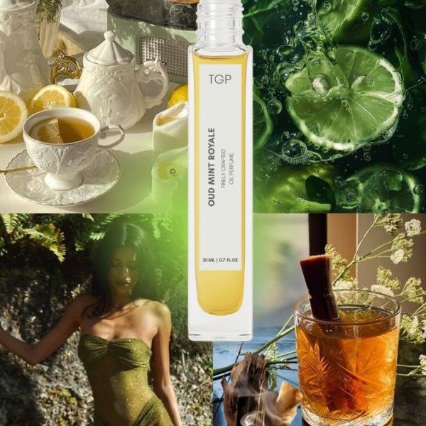 Oud Mint Royale moodboard
