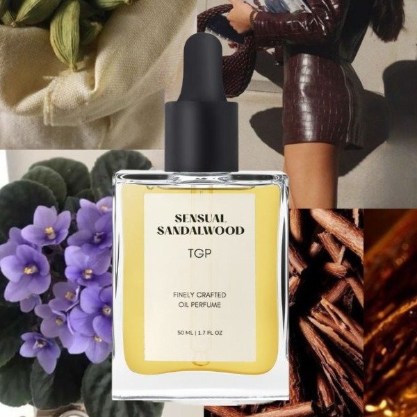 Sensual Sandalwood moodboard