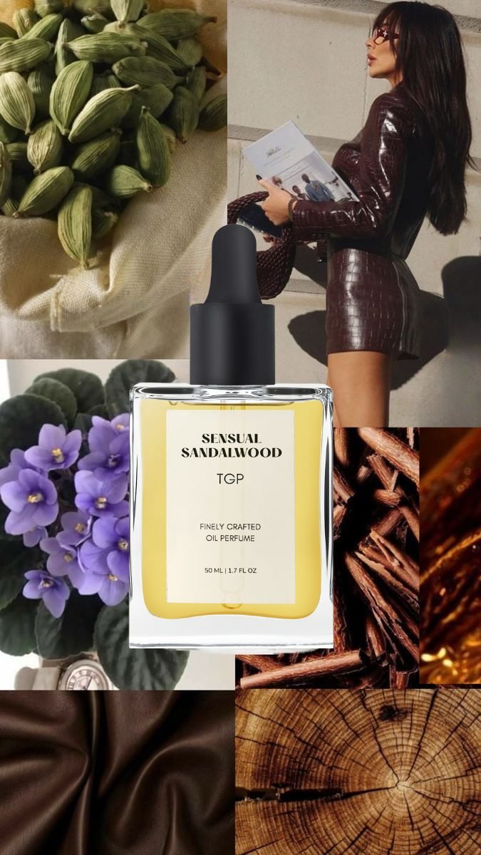 Sensual Sandalwood moodboard